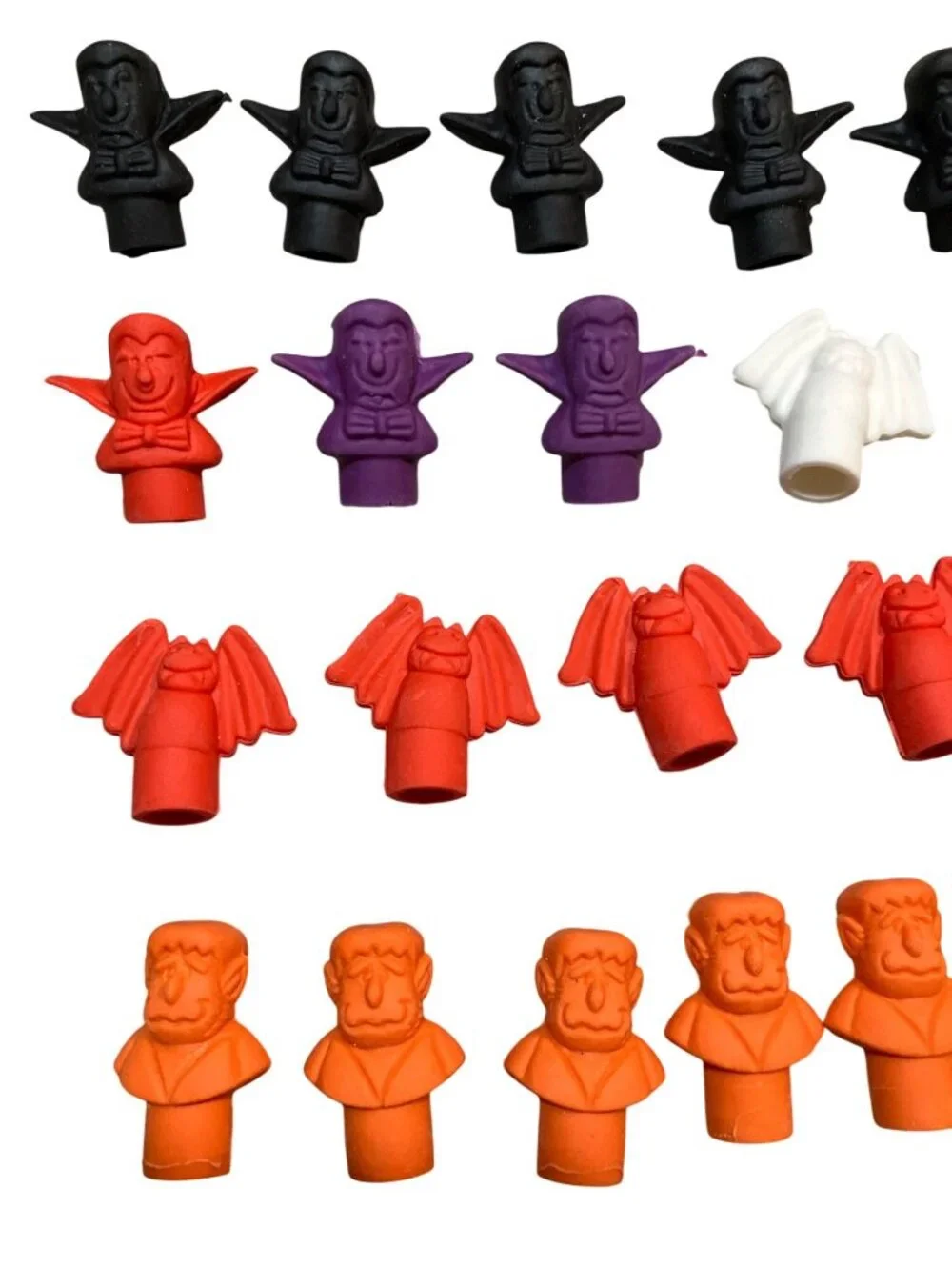 Halloween Themed Pencils and Erasers Set  Trick Or Treat Party Favors